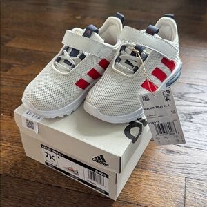 Adidas Kids Racer TR23 Sneakers - Gray and Red